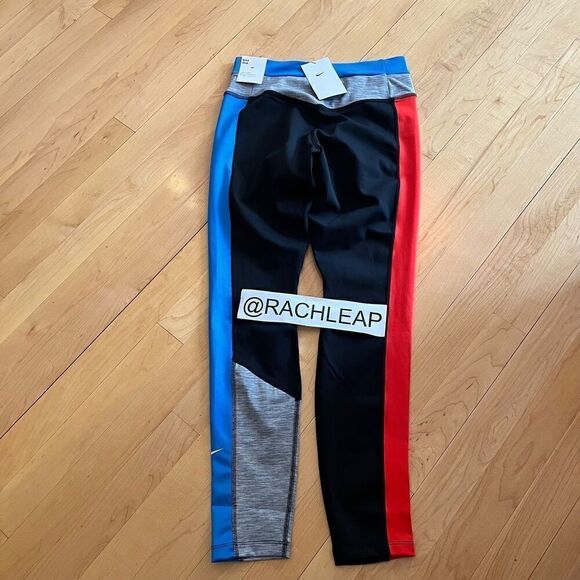 Nike Women's One Mid-Rise 7/8 Color-Block Leggings size small m4 - Picture 4 of 5